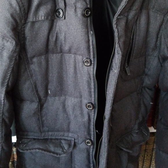 Mens down peacoat - Picture 6 of 8